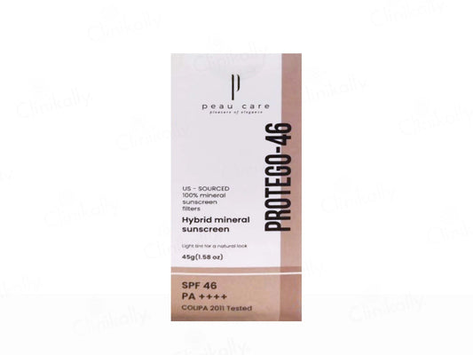 Peau Care Protego-46 Hybrid Mineral Sunscreen SPF 46 PA