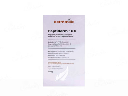 Peptiderm CX Peptide Powered Collagen Boosting and  Skin Repair Cream
