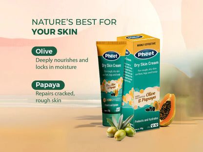 Pheet Dry Skin Cream With Olive and  Papaya