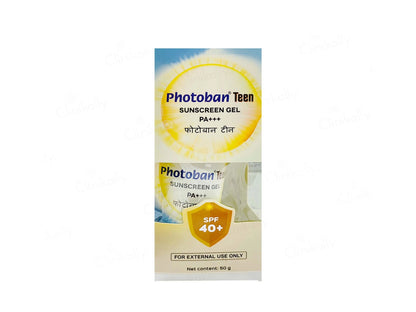 Photoban Teen Sunscreen Gel SPF 40 PA