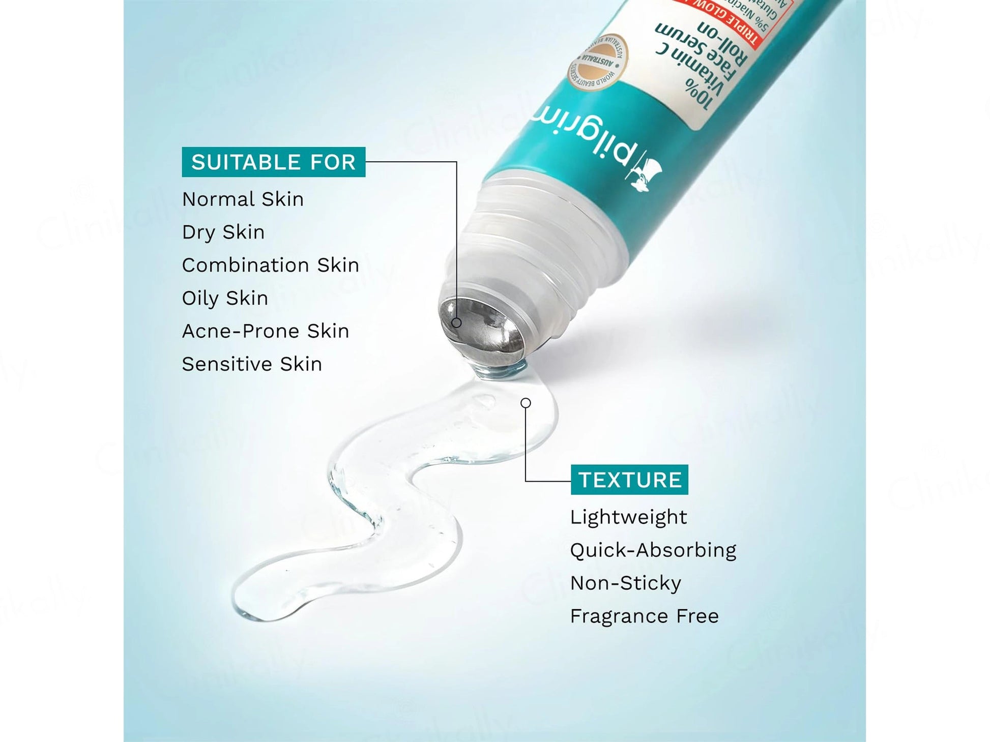 Pilgrim 10 Percent Vitamin C Face Serum Roll-On