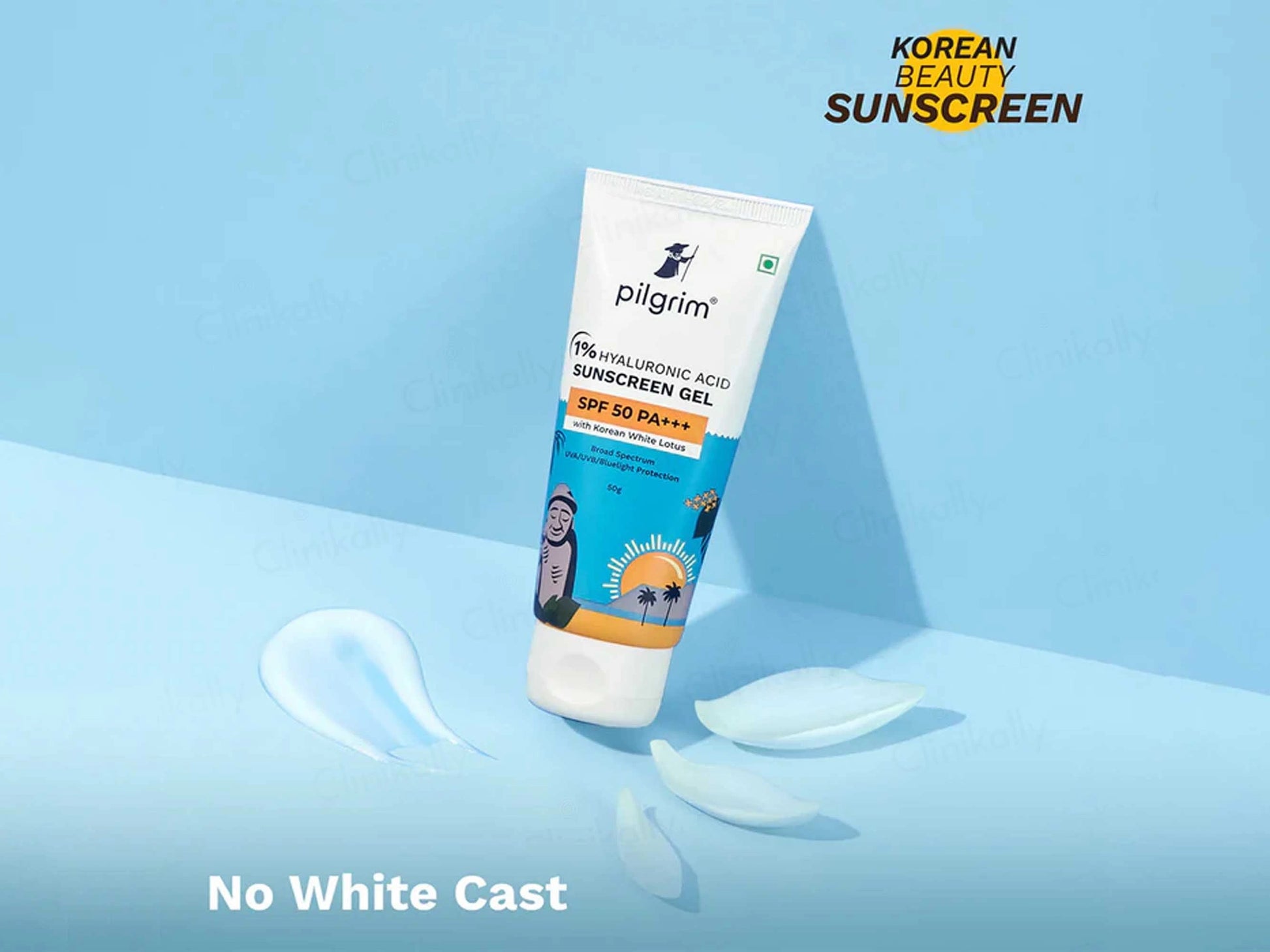Pilgrim 1 Percent Hyaluronic Acid Sunscreen Gel SPF 50 PA