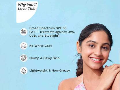 Pilgrim 1 Percent Hyaluronic Acid Sunscreen Gel SPF 50 PA