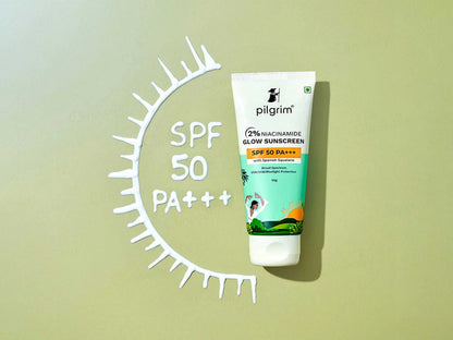 Pilgrim 2 Percent Niacinamide Glow Sunscreen SPF 50 PA