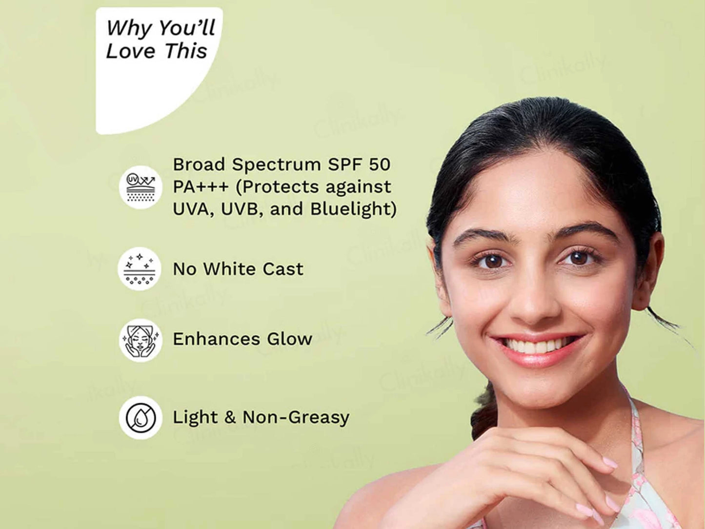 Pilgrim 2 Percent Niacinamide Glow Sunscreen SPF 50 PA