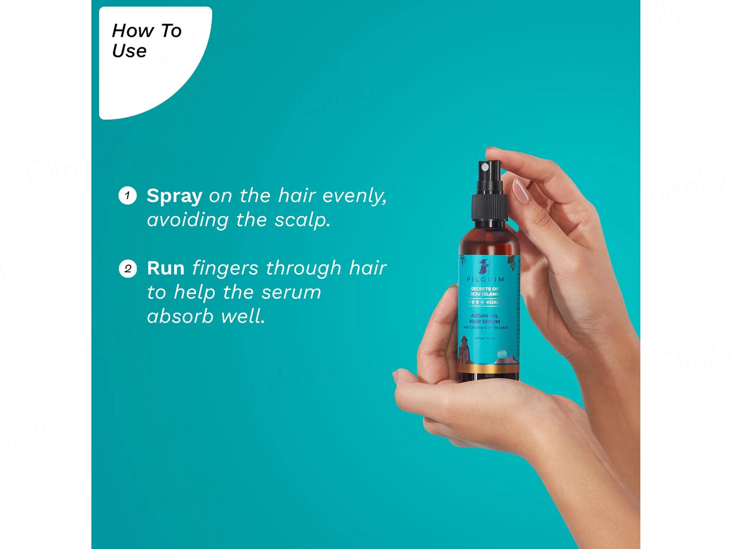 Pilgrim Argan Oil Hair Serum with Camellia and  White Lotus