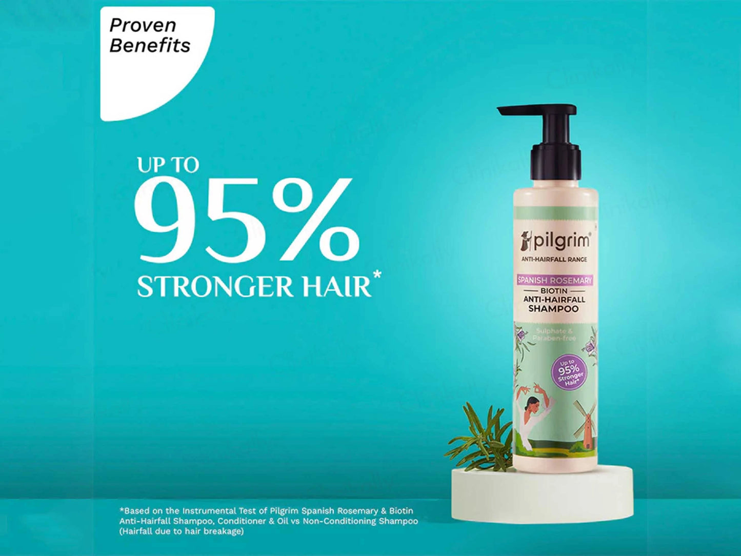 Pilgrim Spanish Rosemary and  Biotin Anti-Hairfall Shampoo