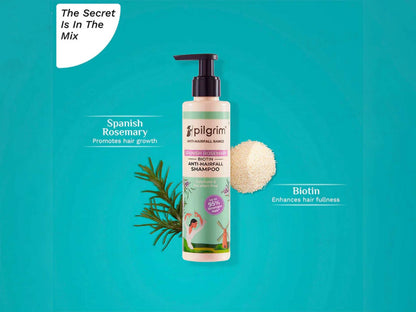 Pilgrim Spanish Rosemary and  Biotin Anti-Hairfall Shampoo