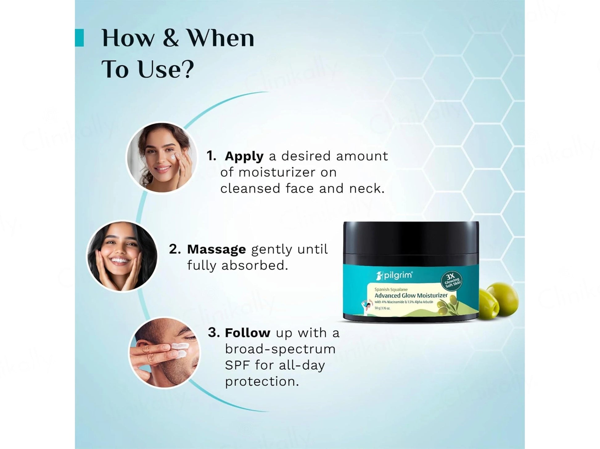 Pilgrim Spanish Squalane Advanced Glow Moisturizer