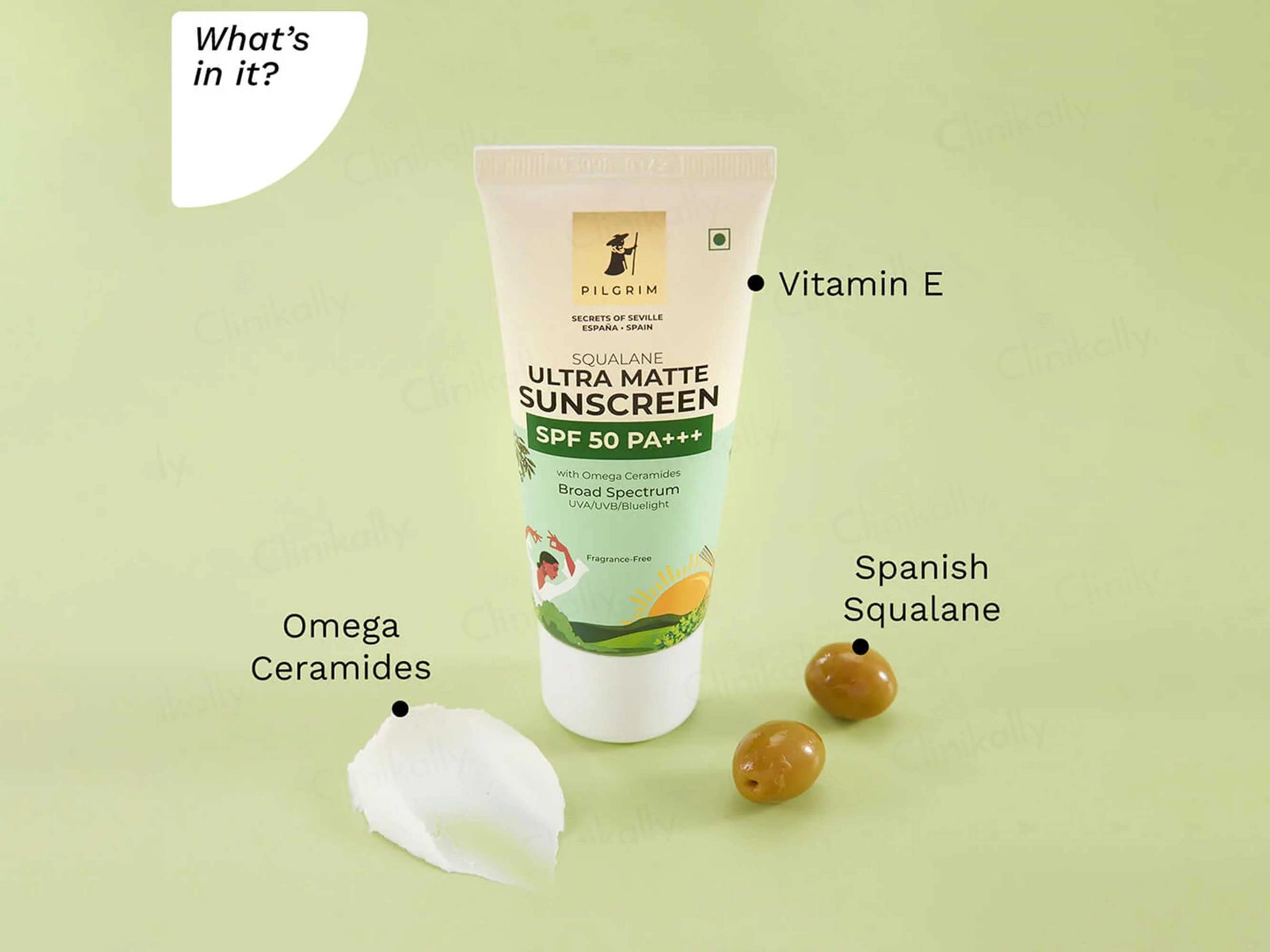 Pilgrim Squalane Ultra Matte Sunscreen SPF 50 PA