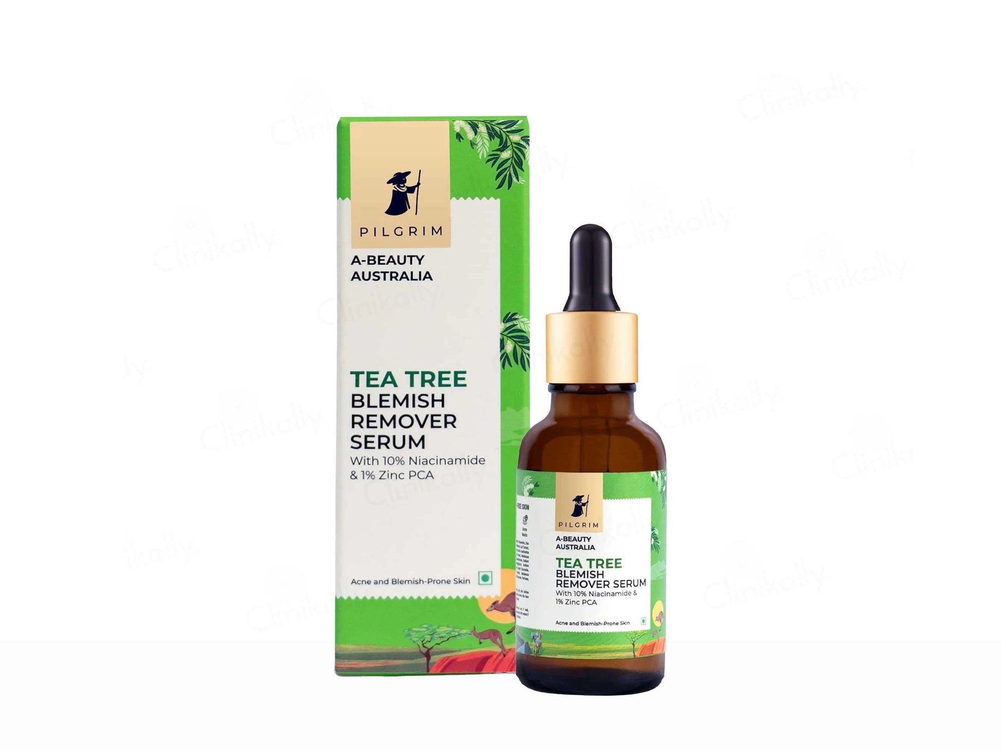 Pilgrim Tea Tree and  10 Percent Niacinamide Blemish Remover Serum