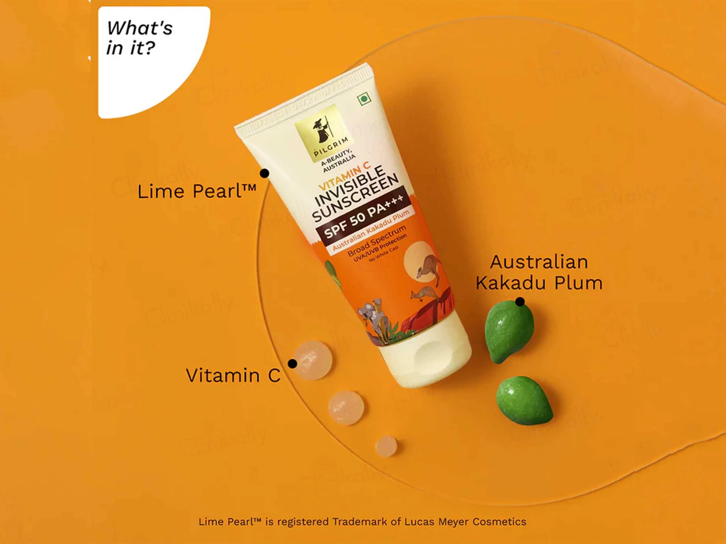 Pilgrim Vitamin C Invisible Sunscreen SPF 50 PA