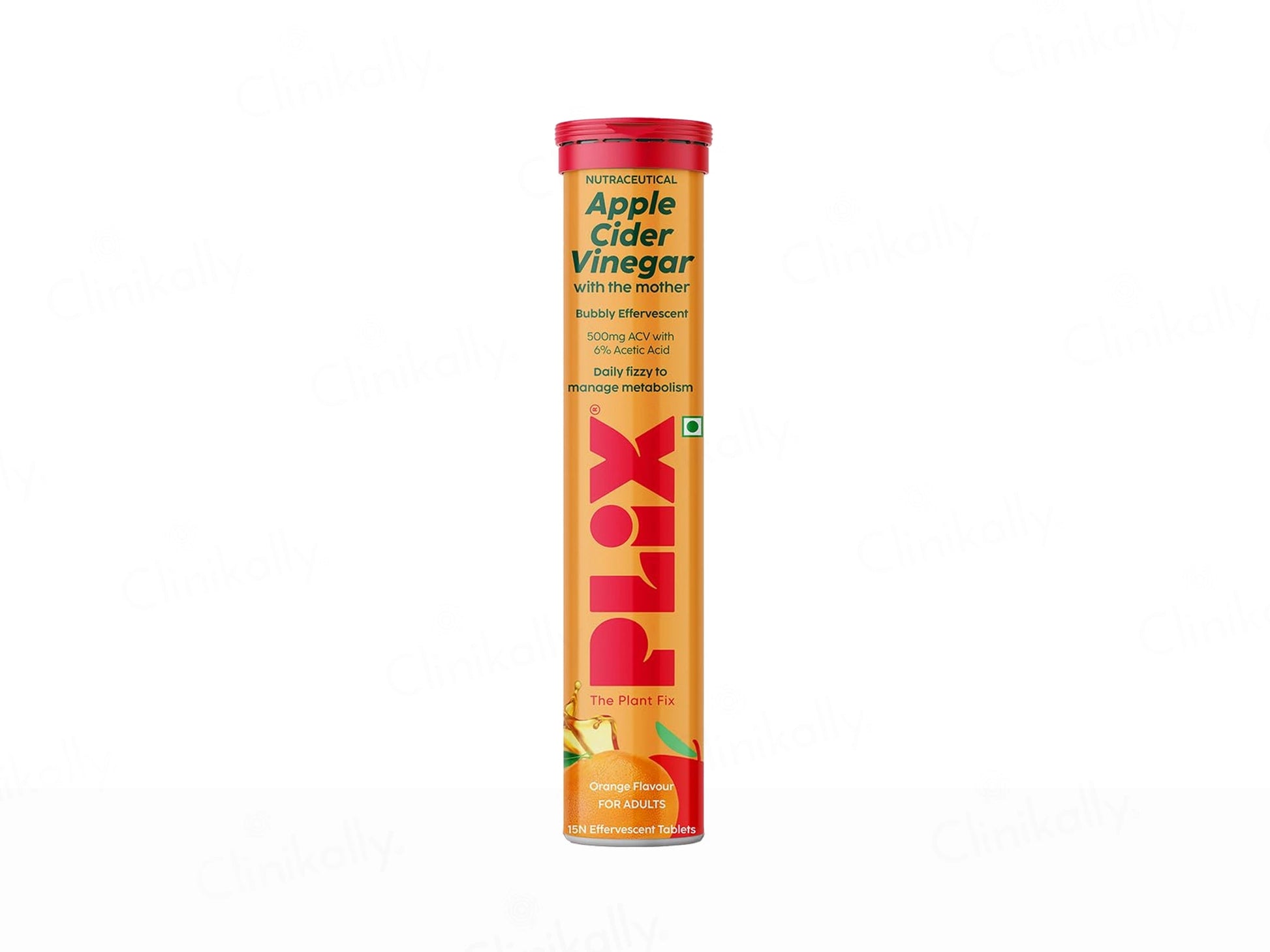 Plix Apple Cider Vinegar Effervescent Tablet