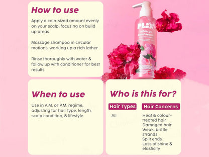 Plix Hibiscus Bond Repair Advanced Shampoo
