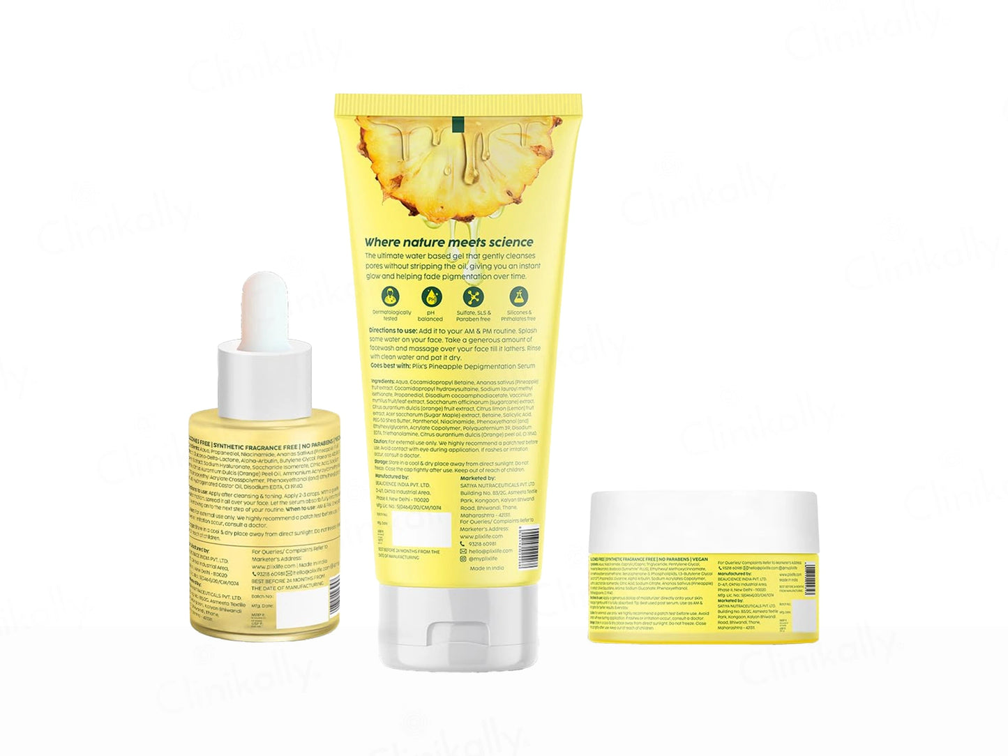 Plix Pineapple De-Pigmentation Trio Kit
