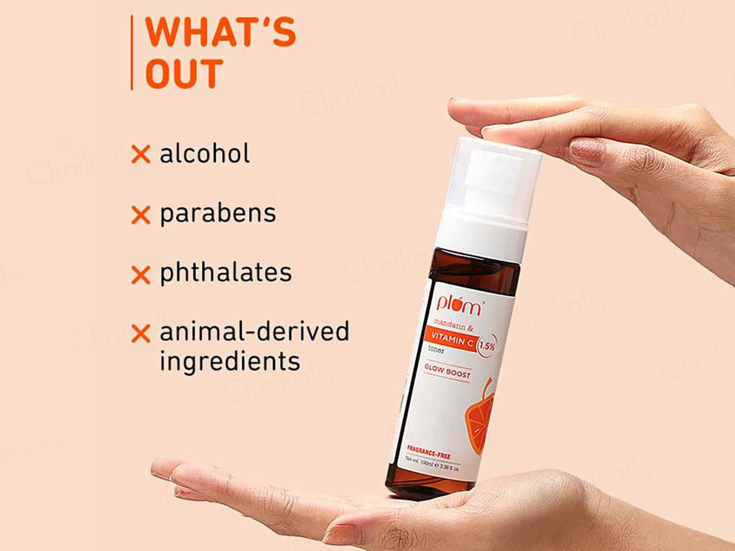 Plum 1.5 Percent Vitamin C Glow Boost Face Toner With Mandarin