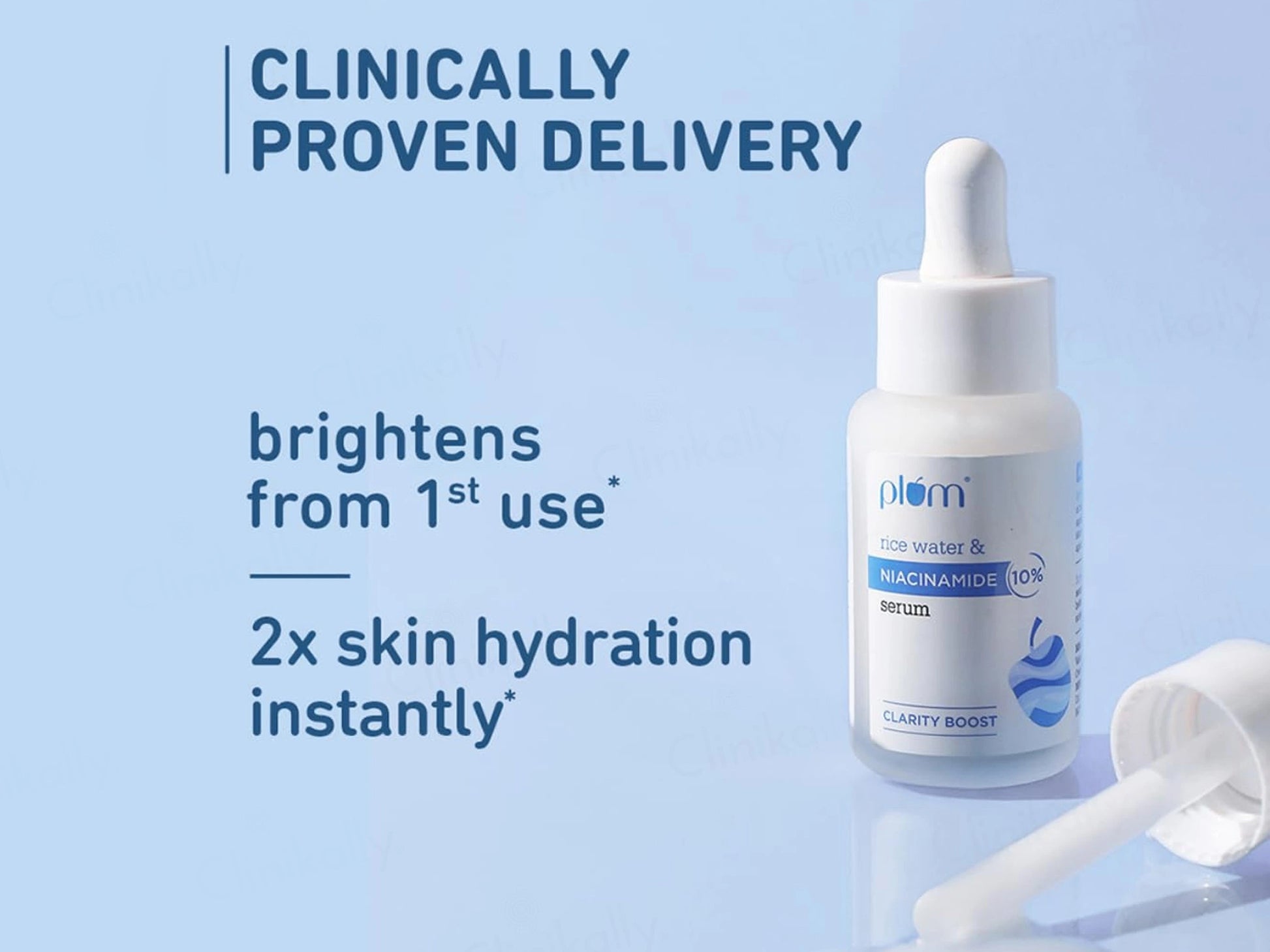 Plum 10 Percent Niacinamide Clarity Boost Face Serum With Rice Water