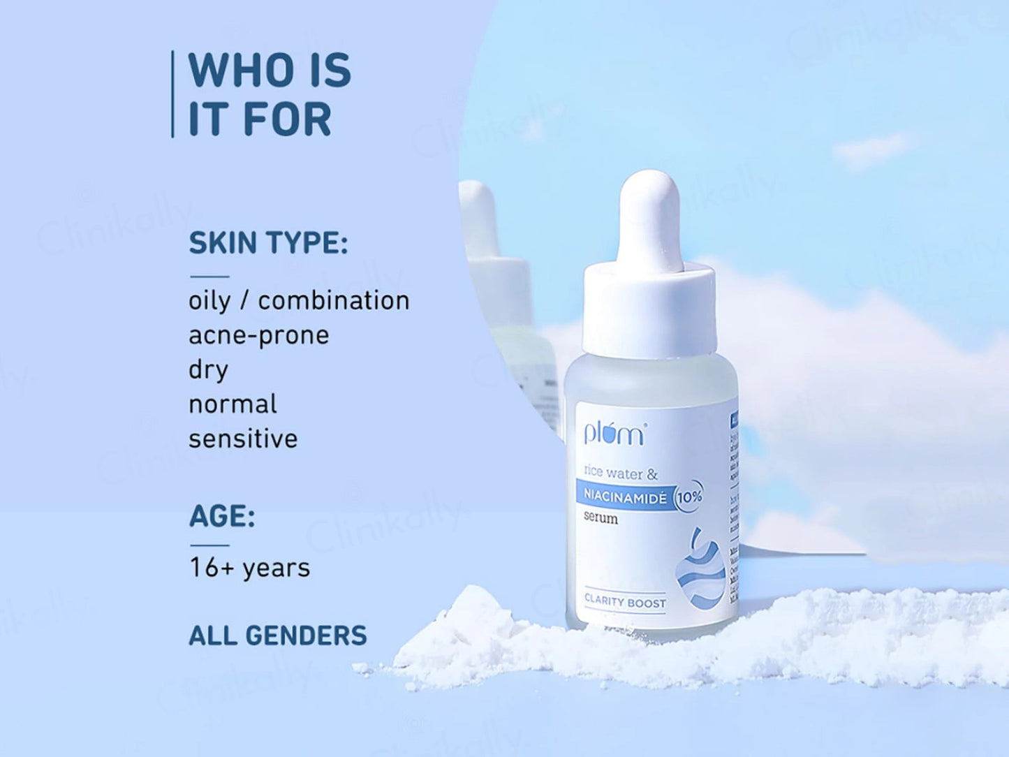 Plum 10 Percent Niacinamide Clarity Boost Face Serum With Rice Water