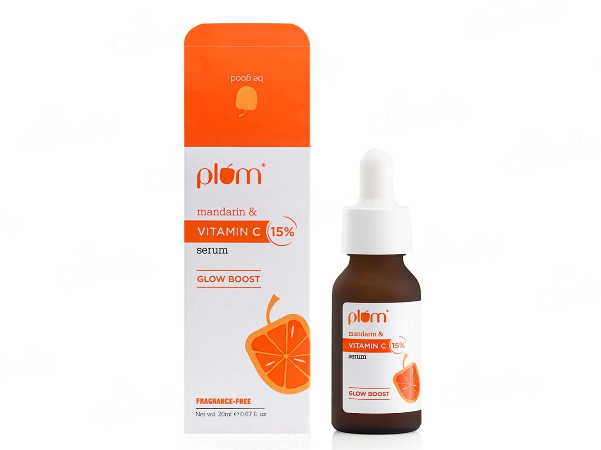Plum 15 Percent Vitamin C Glow Boost Face Serum With Mandarin