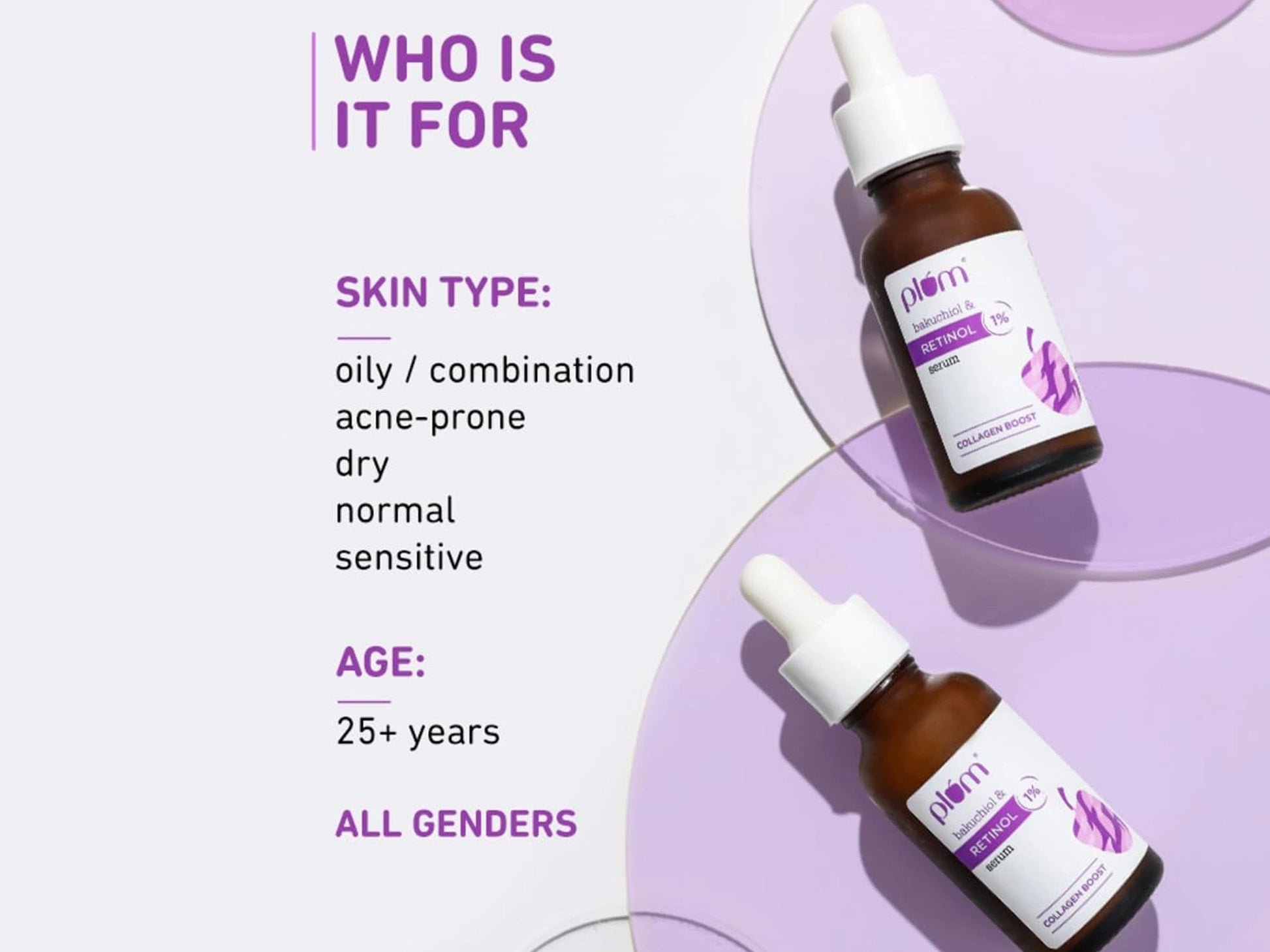 Plum 1 Percent Retinol Collagen Boost Face Serum With Bakuchiol