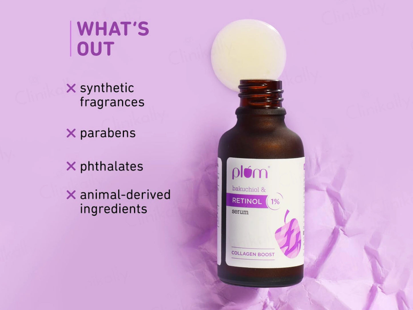 Plum 1 Percent Retinol Collagen Boost Face Serum With Bakuchiol