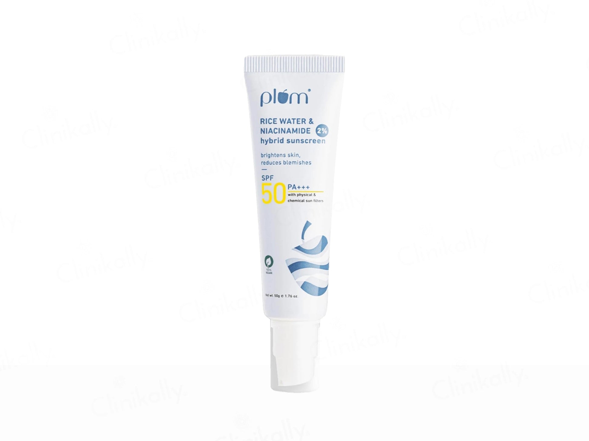 Plum 2 Percent Niacinamide Hybrid Sunscreen With Rice Water SPF 50 PA