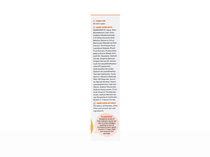 Plum 3 Percent Vitamin C Glow Boost Moisturizer With Mandarin
