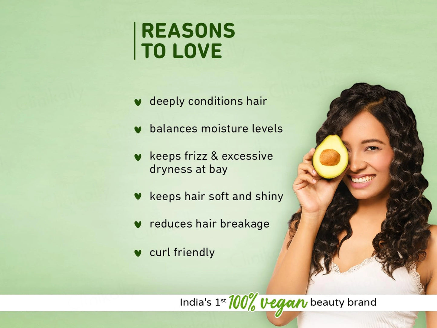 Plum Avocado Nourish-Up Hair Mask For Dry and Frizzy Hair