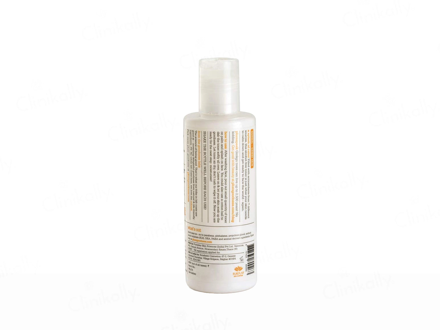 Plum Chamomile and  White Tea Calming Antioxidant Face Toner