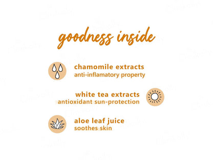 Plum Chamomile and  White Tea Calming Antioxidant Face Toner