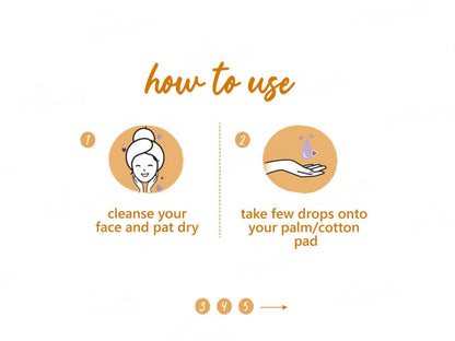 Plum Chamomile and  White Tea Calming Antioxidant Face Toner