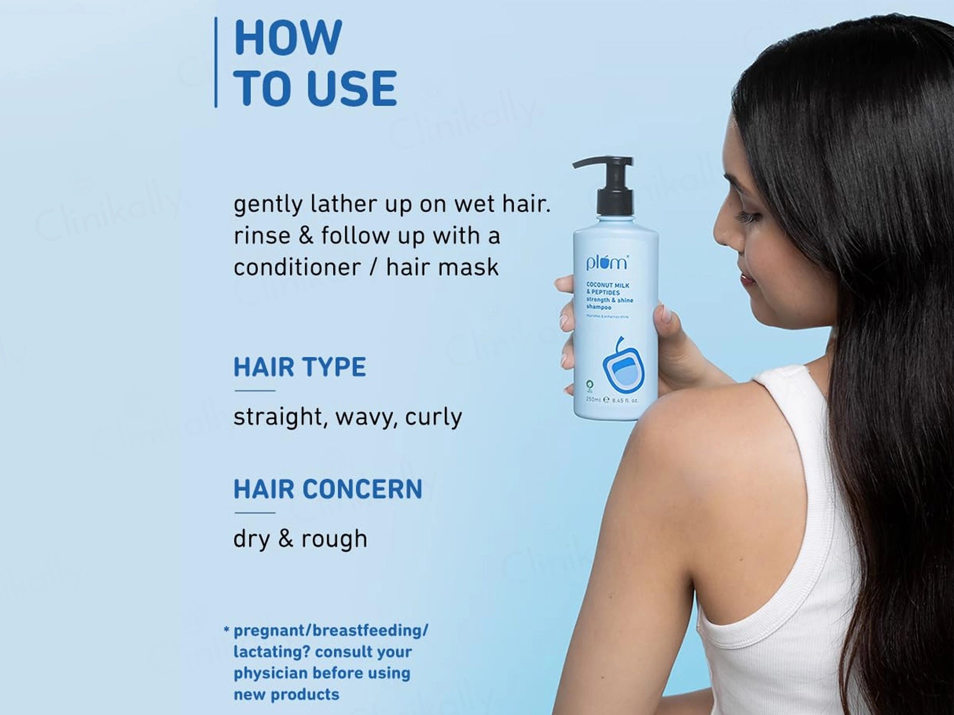 Plum Coconut Milk and  Peptides Strength and  Shine Shampoo