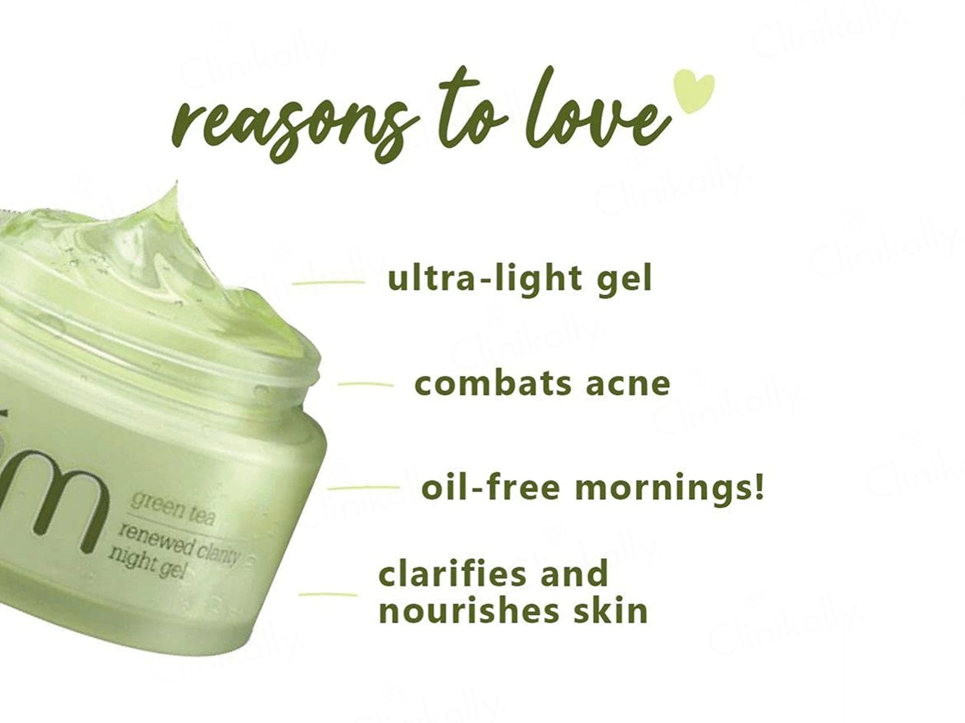 Plum Green Tea Renewed Clarity Night Gel For Balanced Hydration