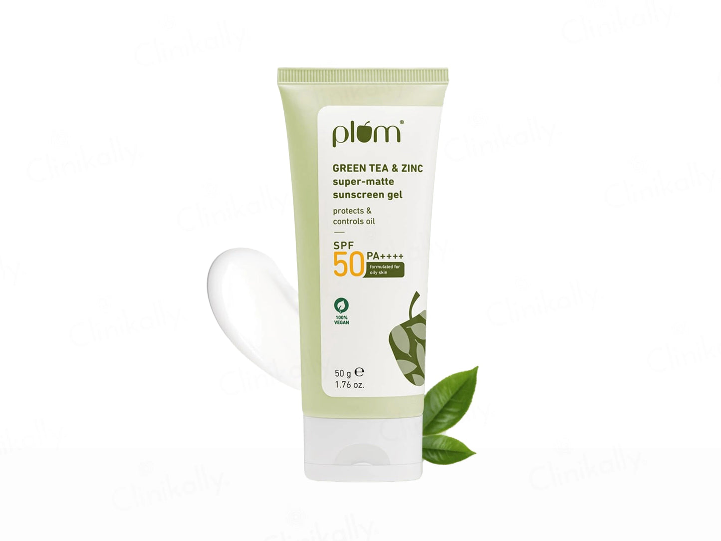 Plum Green Tea and  Zinc Super-Matte Sunscreen Gel SPF 50 PA