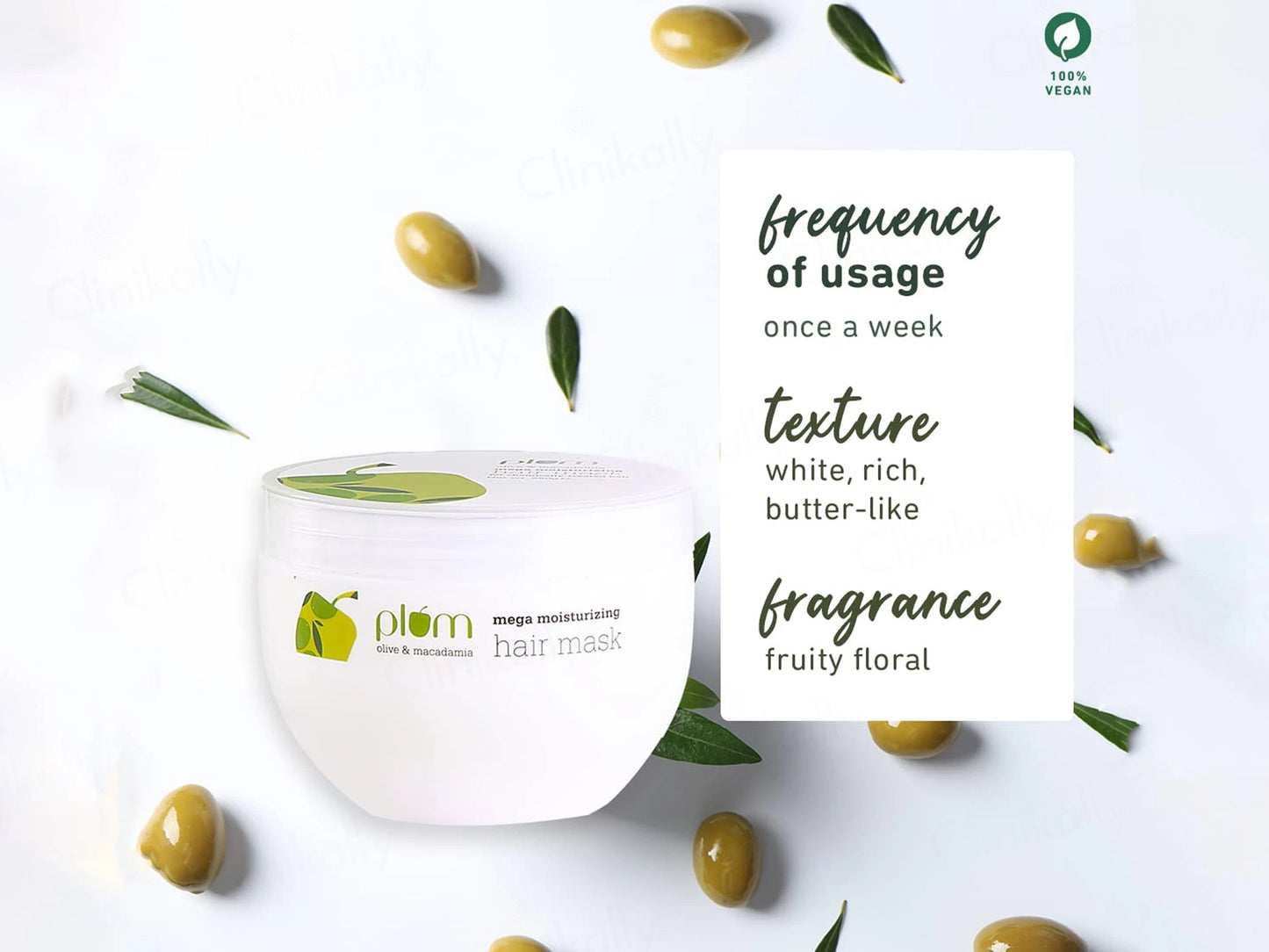 Plum Olive and  Macadamia Mega Moisturizing Hair Mask