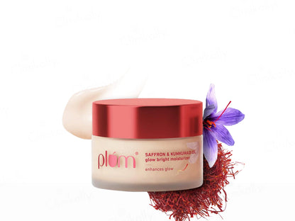 Plum Saffron and  Kumkumadi Oil Glow Bright Moisturizer SPF 35