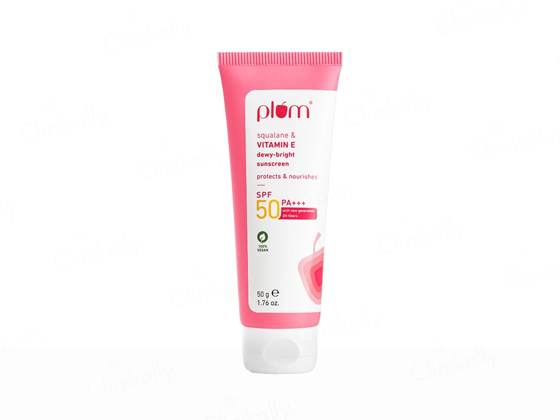 Plum Squalane and  Vitamin E Dewy-Bright Sunscreen SPF 50 PA