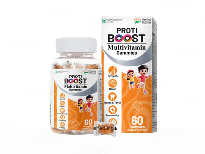 Proti Boost Multivitamin Gummies For Kids - Orange Flavour