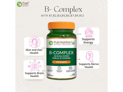 Pure Nutrition B-Complex Health Supplement Veg Tablet