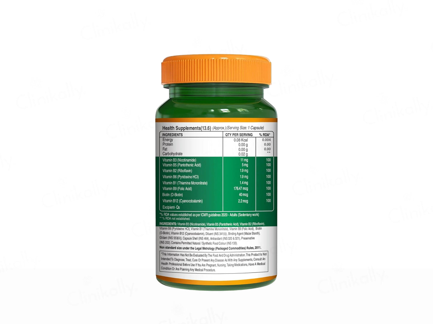 Pure Nutrition B-Complex Health Supplement Veg Tablet