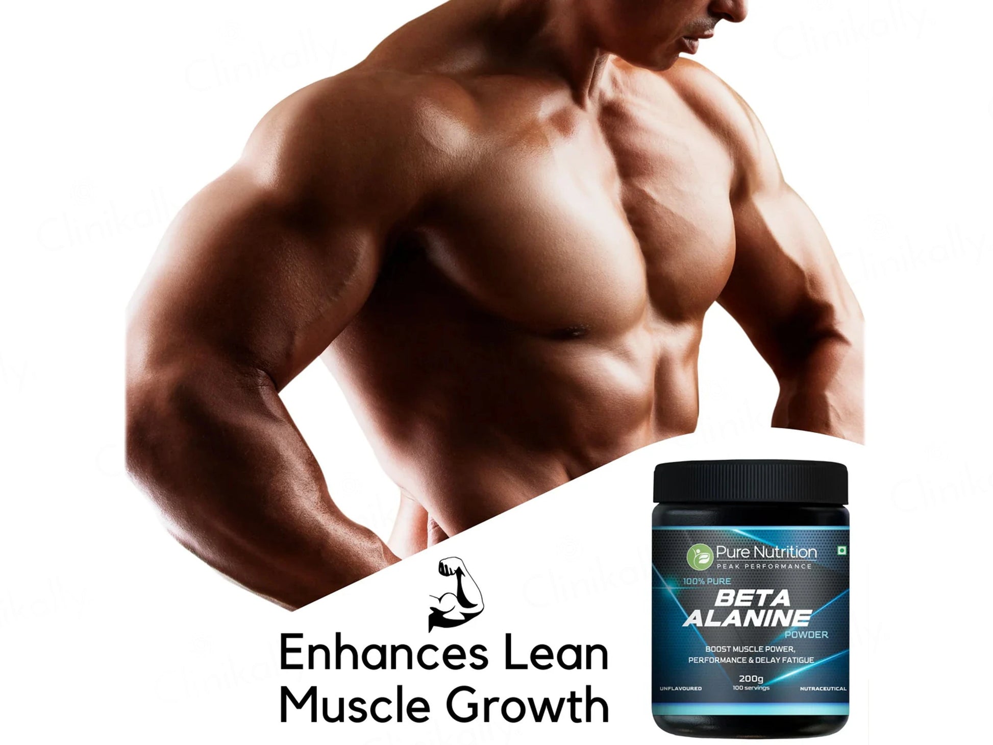 Pure Nutrition Beta Alanine Nutraceutical Powder - Unflavoured