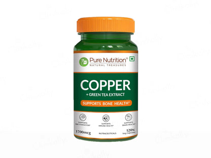 Pure Nutrition Copper  Green Tea Extract Veg Capsule