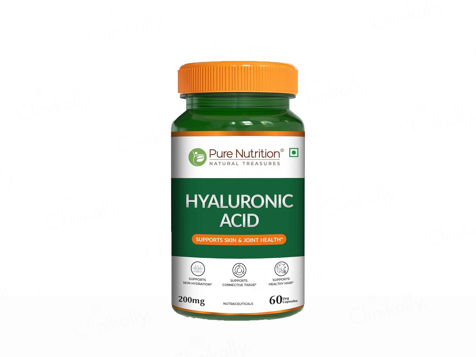 Pure Nutrition Hyaluronic Acid 200mg Veg Capsule