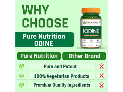 Pure Nutrition Iodine Veg Capsule