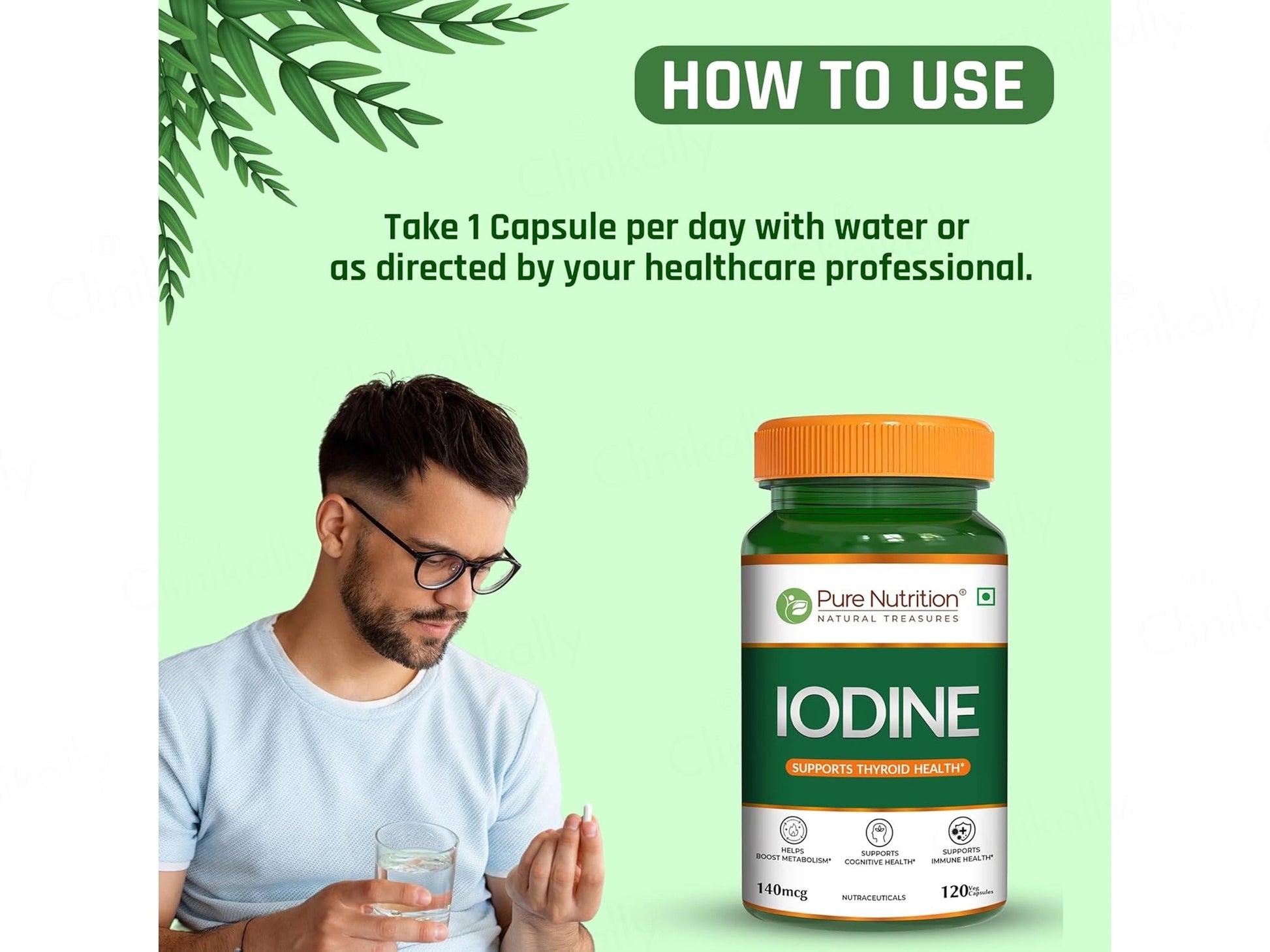 Pure Nutrition Iodine Veg Capsule