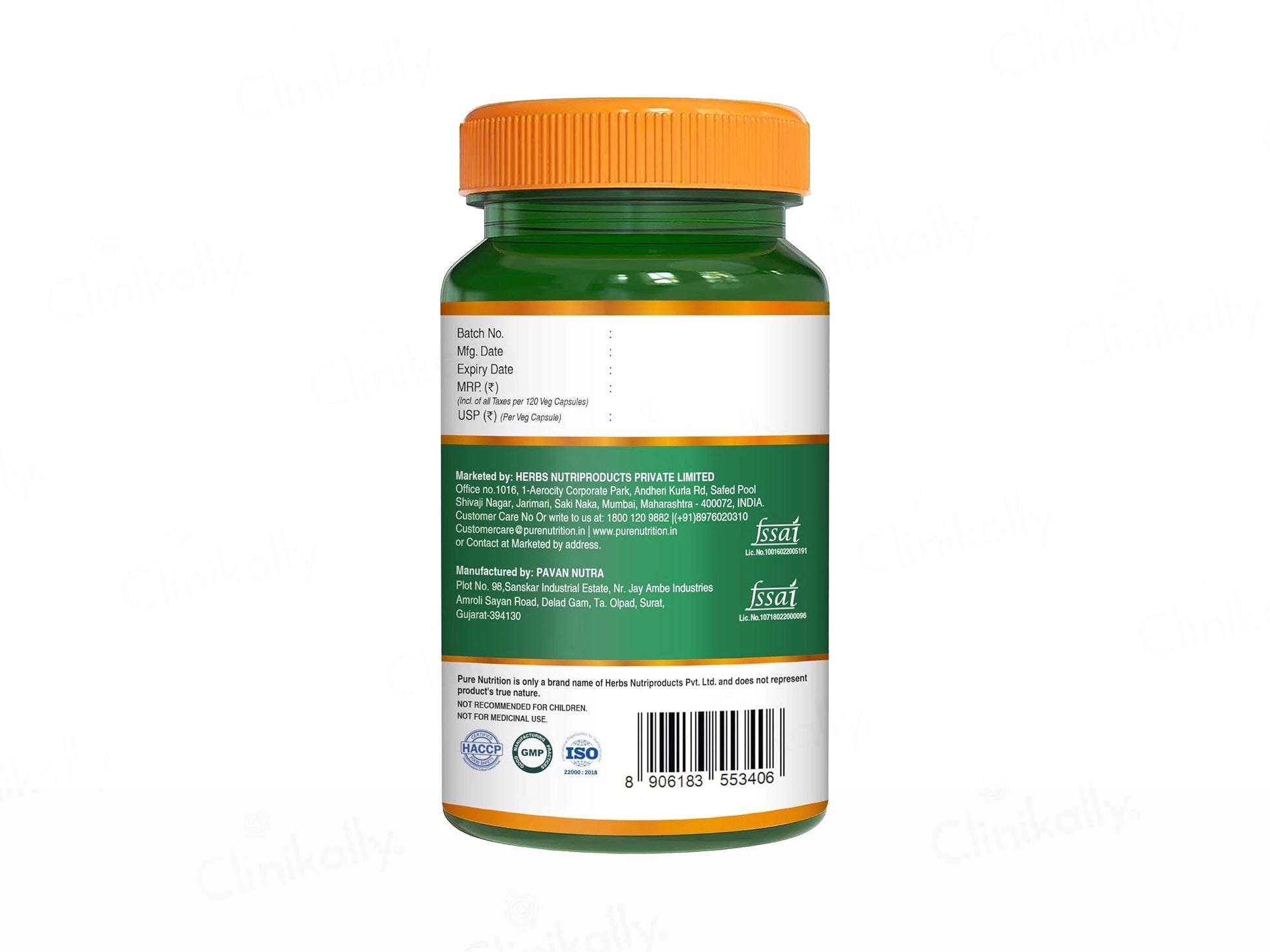 Pure Nutrition Iodine Veg Capsule
