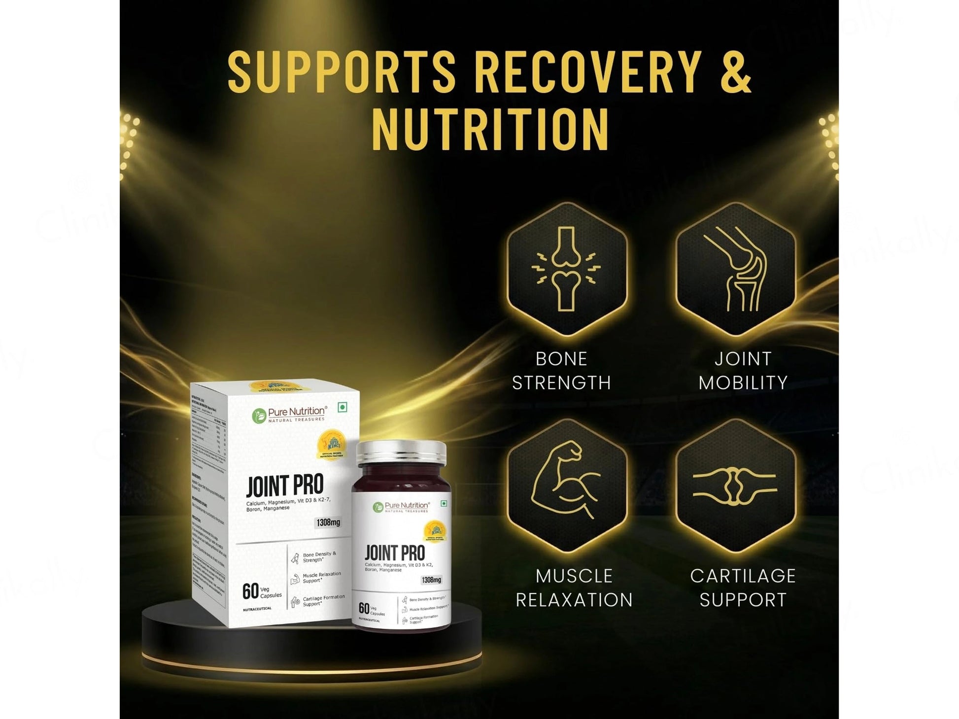 Pure Nutrition Joint Pro 1308mg Veg Capsule