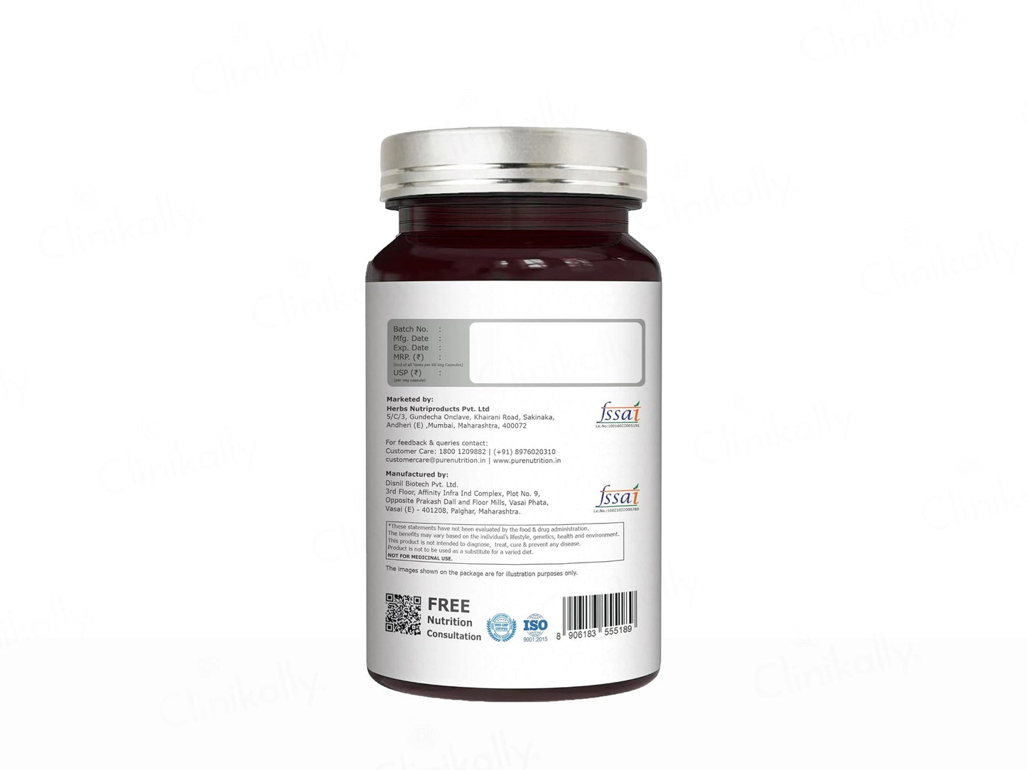 Pure Nutrition Joint Pro 1308mg Veg Capsule