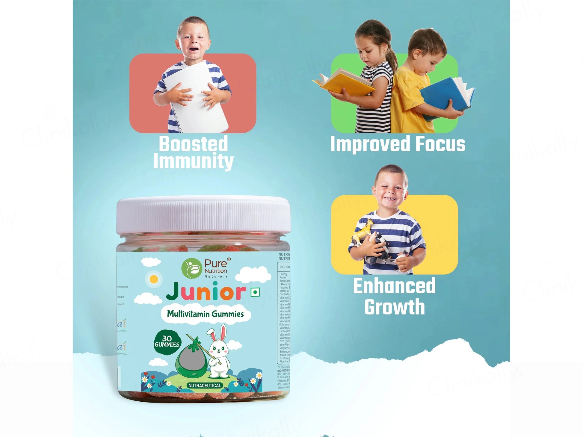 Pure Nutrition Junior Multivitamin Veg Gummies