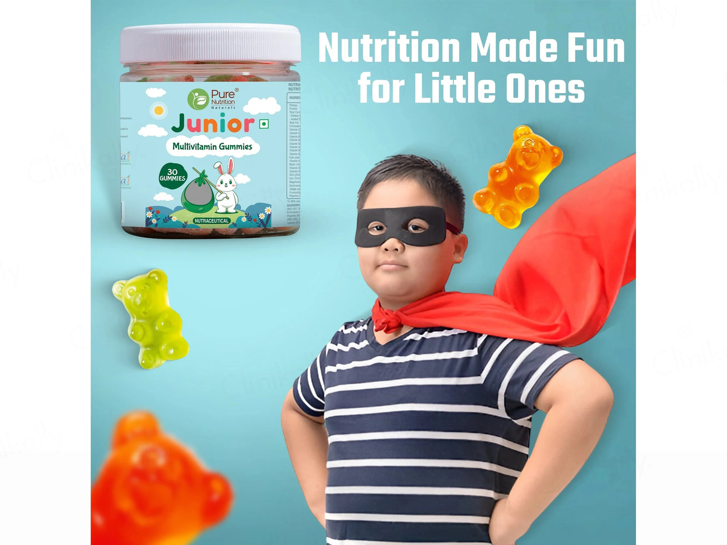 Pure Nutrition Junior Multivitamin Veg Gummies